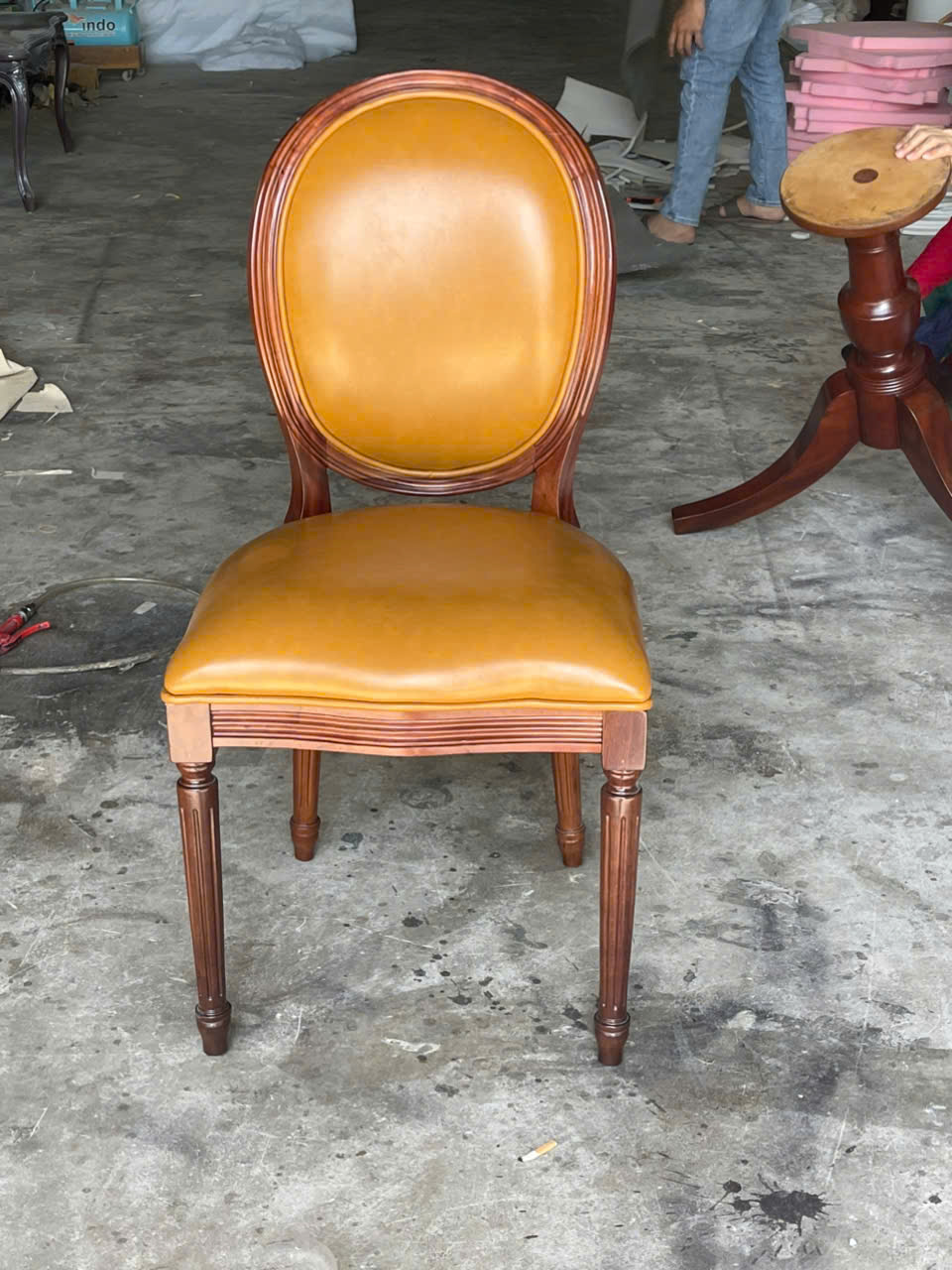 GHẾ ĂN TÂN CỔ ĐIỂN LOUIS 16 KHÔNG TAY